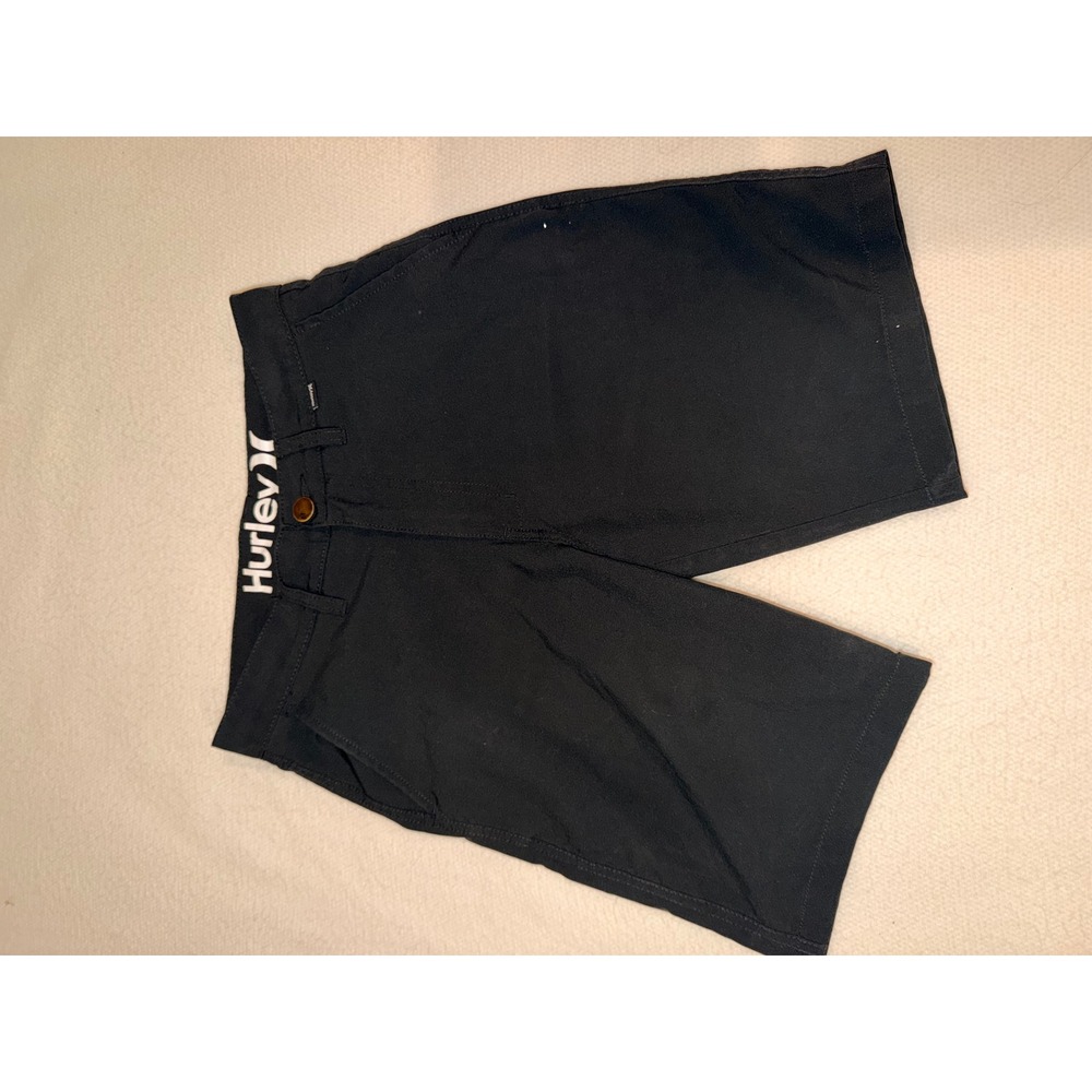 Hurley Dri-FIT Mens Chino Walkshorts Black Casual Shorts Size 28 (672)